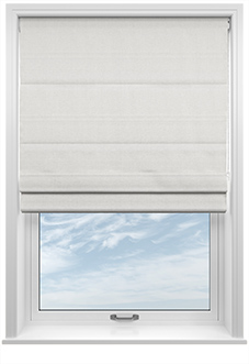 Windermere, Oyster - Twist&Fit Roman Blind